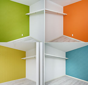 イメージカラーのアクセントクロス