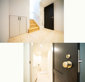 2階アクセントドア